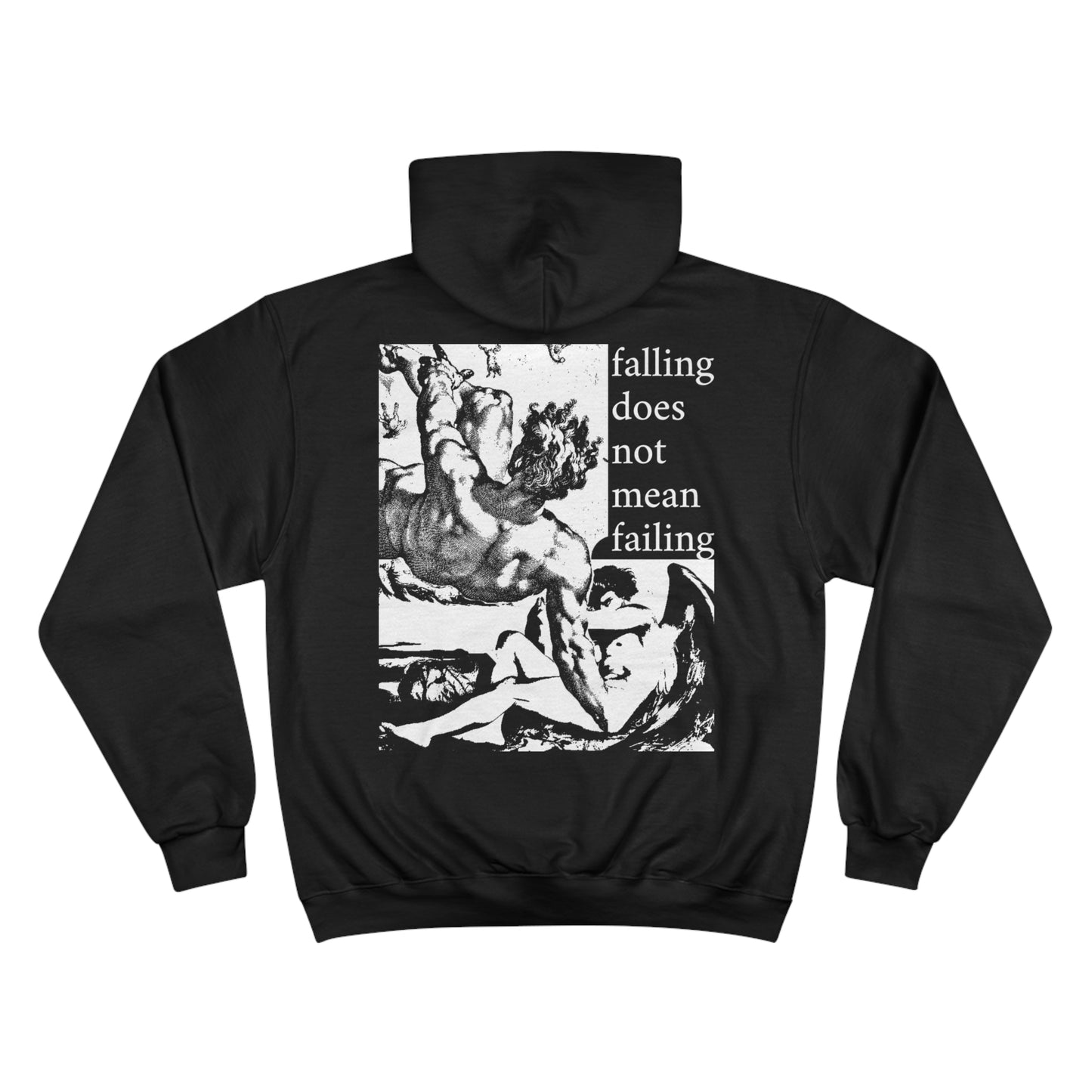 falling does not mean failing dark renaissance hoodie