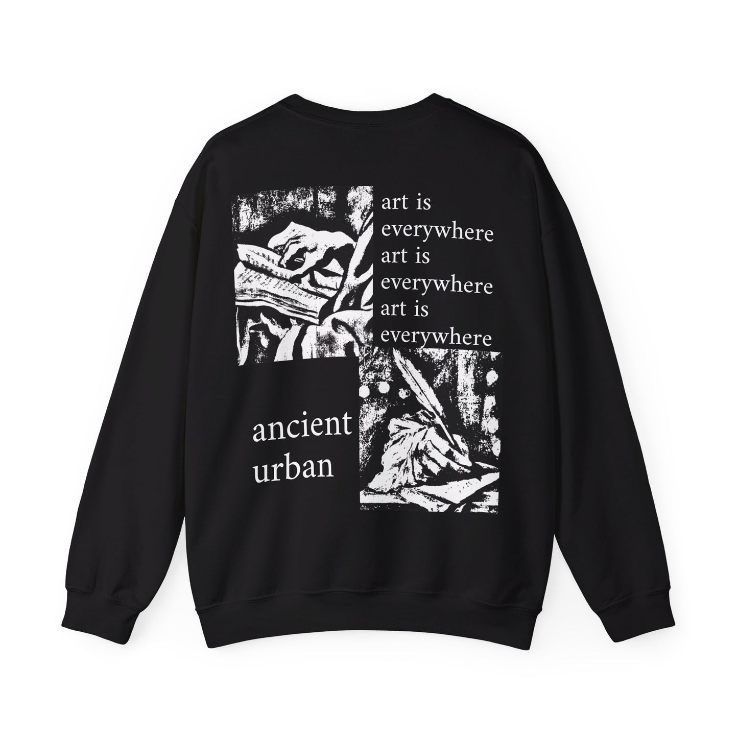 art is everywhere dark reniassiance sweater